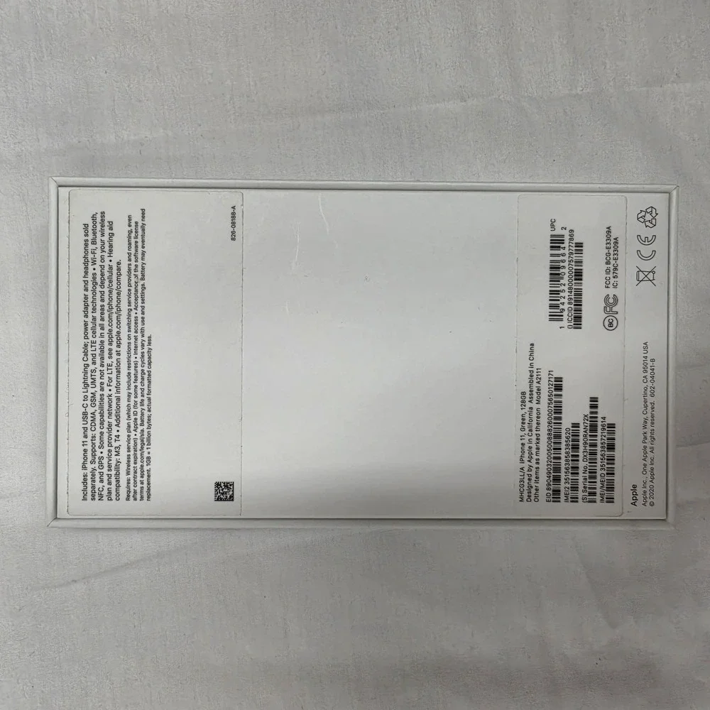 Apple iPhone 11 Green 128GB Box ONLY Original Retail Packaging